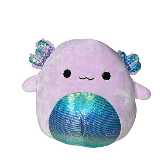 Monica Axolotl 8" – Shiny Belly Iridescent - S8 #733-3 Squishmallows - Picture 1 of 4